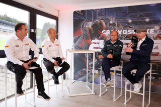 Comtoyou Racing and Team WRT in the press conference