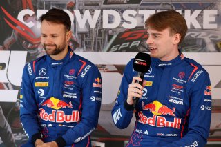 #3 - Mercedes - AMG Team Verstappen Racing - Jules GOUNON - Mercedes-AMG GT3 EVO and #3 - Mercedes - AMG Team Verstappen Racing - Chris LULHAM - Mercedes-AMG GT3 EVO in the press conference
