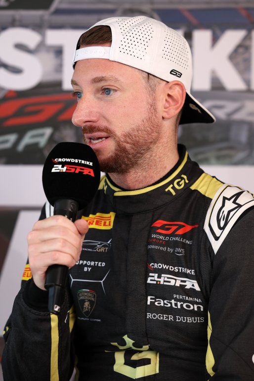 #63 - TGI Team by GRT - Mirko BORTOLOTTI - Lamborghini Temerario GT3 in the press conference | SRO / JEP