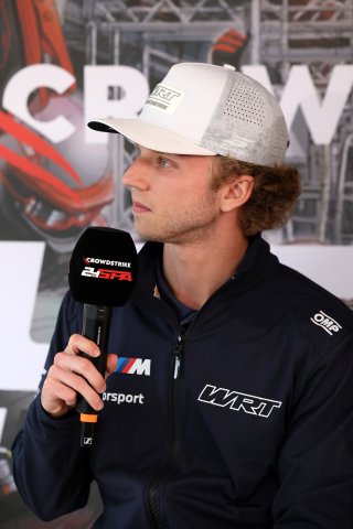 #30 - Team WRT - Matisse LISMONT - BMW M4 GT3 EVO in the press conference