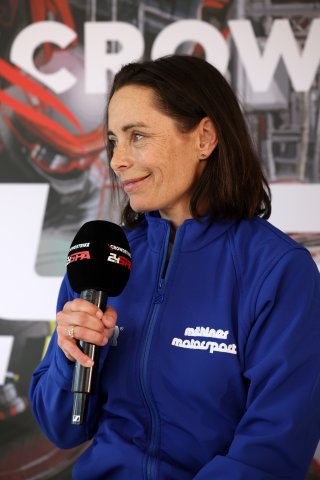 #123 - Muehlner Motorsport - Vanina ICKX - Porsche 911 GT3 R (992) EVO in the press conference
