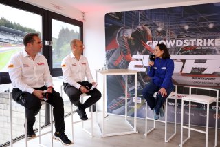 #123 - Muehlner Motorsport - Vanina ICKX - Porsche 911 GT3 R (992) EVO in the press conference