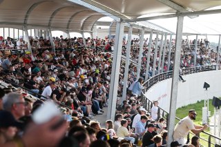 Fans Watching the Race