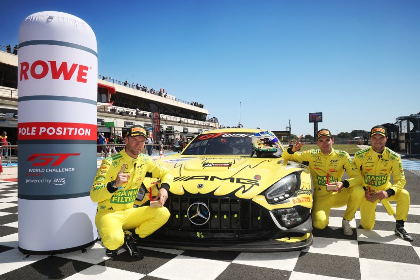 #48 - Mercedes-AMG Team MANN-FILTER - Lucas AUER - Maro ENGEL - Luca STOLZ - Mercedes-AMG GT3 EVO takes ROWE Pole Position