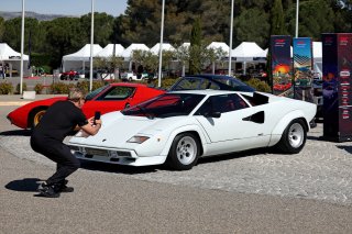 Lamborghini display in the paddok
