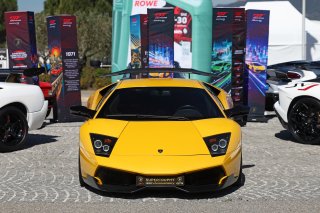 Lamborghini display in the paddok