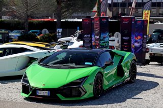 Lamborghini display in the paddok