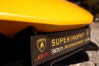 Lamborghini display in the paddok