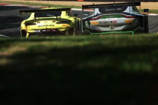 #48 - Winward Racing - Lucas AUER/Maro ENGEL - Mercedes-AMG GT3 EVO and #35 - Walkenhorst Motorsport - Maxime ROBIN/Gaspard SIMON - Aston Martin Vantage AMR GT3 EVO