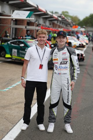 Jarrod Waberski and Gaspard Simon - SRO GT Academy