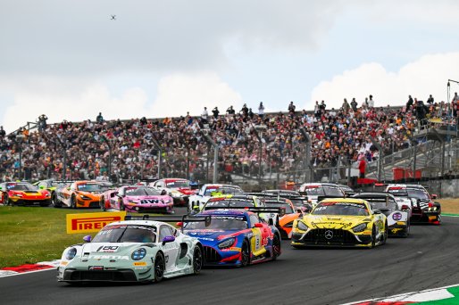 #80 - Lionspeed GP - Bastian BUUS/Ricardo FELLER - Porsche 911 GT3 R EVO Lead Race Start | SRO / JEP