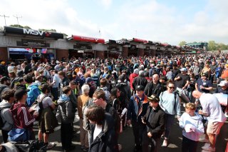 Fans at the Pit Walk & Autograph Session at Brands Hatch
