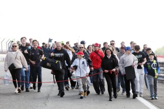 Fans at the Pit Walk & Autograph Session at Brands Hatch