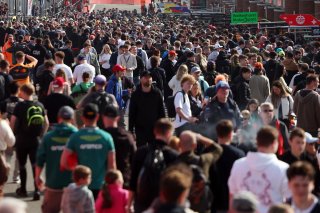 Fans at the Pit Walk & Autograph Session at Brands Hatch