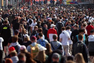 Fans at the Pit Walk & Autograph Session at Brands Hatch