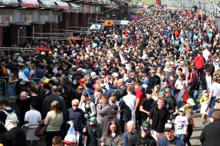 Fans at the Pit Walk & Autograph Session at Brands Hatch