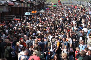 Fans at the Pit Walk & Autograph Session at Brands Hatch