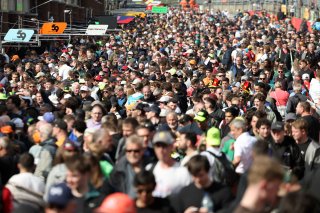 Fans at the Pit Walk & Autograph Session at Brands Hatch