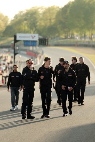 Drivers on a Track Walk