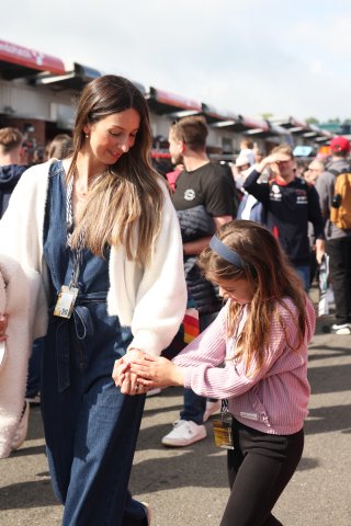 Fans at the Pit Walk & Autograph Session at Brands Hatch