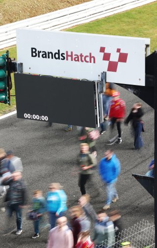 Fans at the Pit Walk & Autograph Session at Brands Hatch