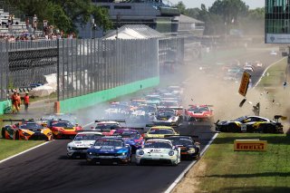 Turn 1 drama | Monza | GT World Challenge Europe powered by AWS