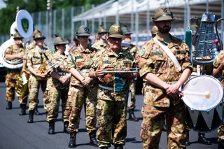 Marching Band on the GT World grid at Monza