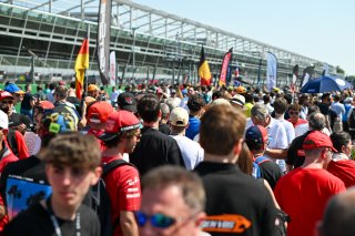 Fans on the GT World grid at Monza
