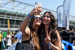 Fans on the GT World grid at Monza