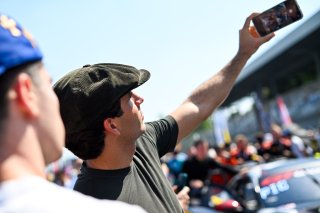 Fans on the GT World grid at Monza