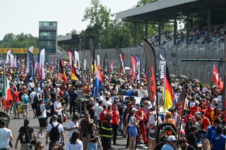 Fans on the grid at GT World Monza