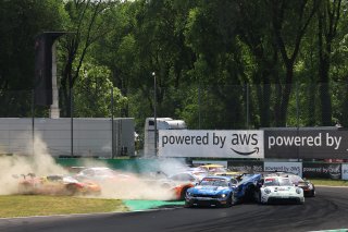Turn 1 drama | Monza | GT World Challenge Europe powered by AWS