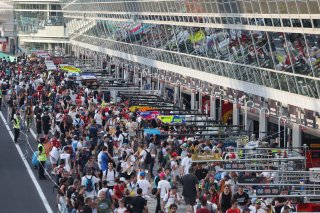 Pitwalk and autograph session