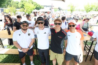 Drivers in the fanzone