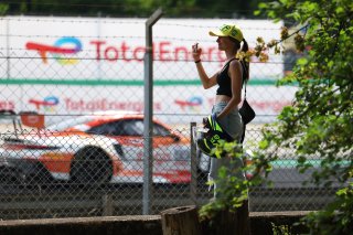 Fans watching at Monza