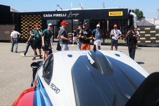Fans at the Supercar Display