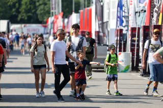 Fans in the Monza Paddock
