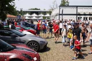 Fans at the Supercar Display