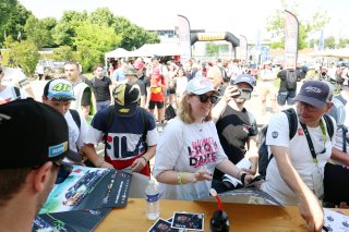 Fans at the meet and great 