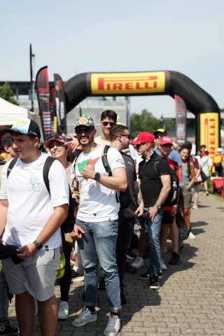 Fans in the fanzone 