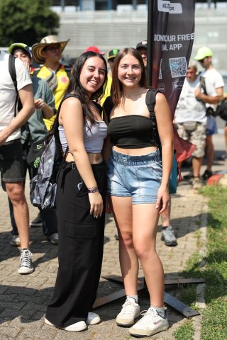 Fans in the fanzone 