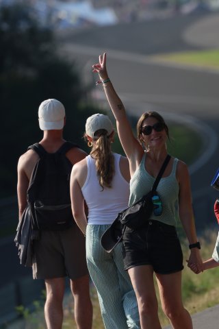 Fans at Spa