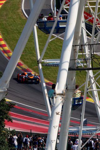 Fans watch the Crowdstrike 24 Hours of Spa