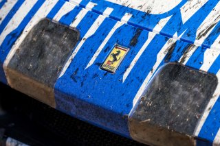 Cars in parc ferme at the end of the race