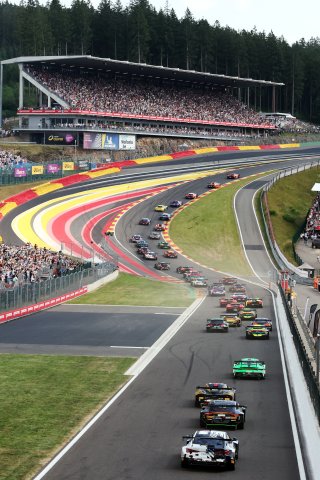 Start of the Crowdstrike 24 Hours of Spa 