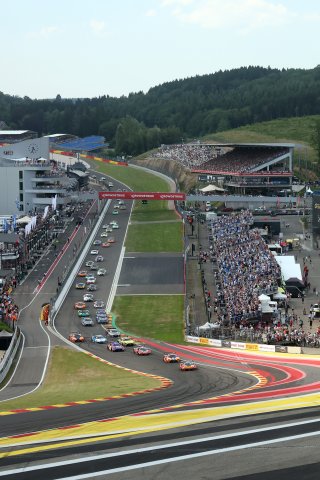 Start of the Crowdstrike 24 Hours of Spa 