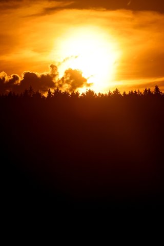 Sunset at the Crowdstrike 24 Hours of Spa