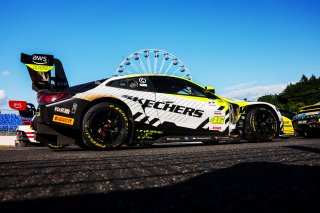 Cars in Parc Ferme after the race