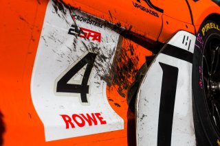 Cars in Parc Ferme after the race
