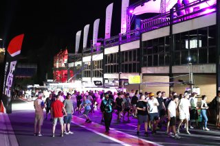 Pitlane walk at night 